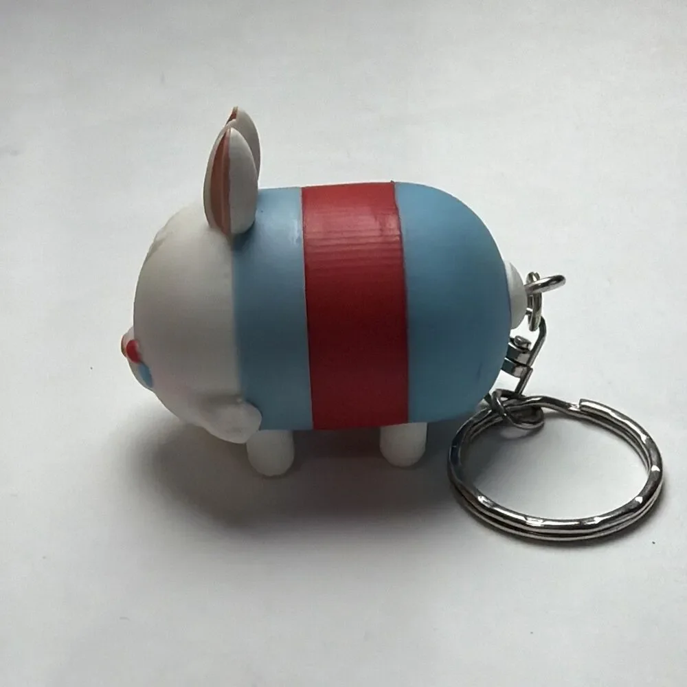 Disney Tsum Tsum Figure Keychain - White Rabbit